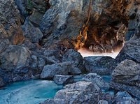 "Sea Cave Rockscape I"     Big Sur, California