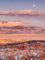 "Full Moon Rising over Bryce"  Bryce Canyon National Park, Utah