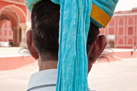 "Pink City - Blue Guard"     Jaipur, Rajasthan, India