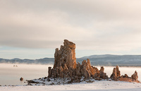 "Cold Winter Morning at South Tufa, Mono Lake"     Eastern Sierra Nevada, California